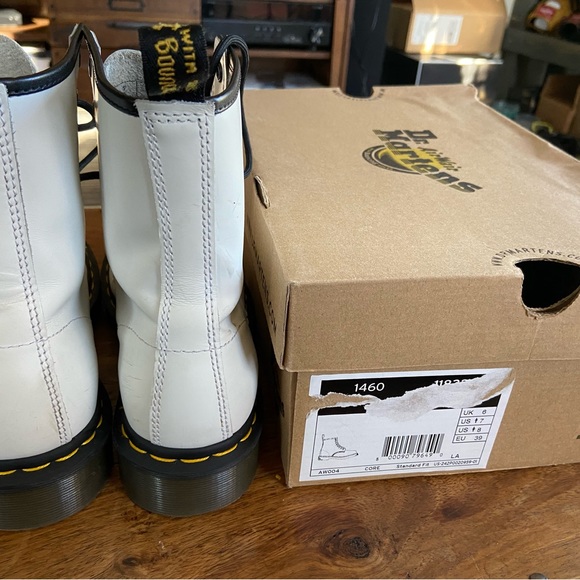 Dr Martens 1460 Womens White Womens 8 - Picture 8 of 8